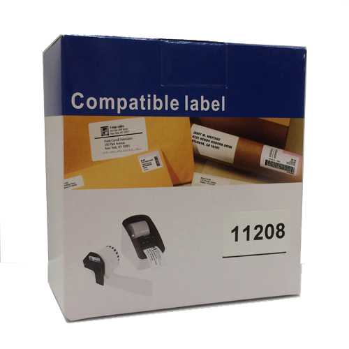 Compatible Brother DK-11208 - 400 étiquettes - 38mm x 90mm