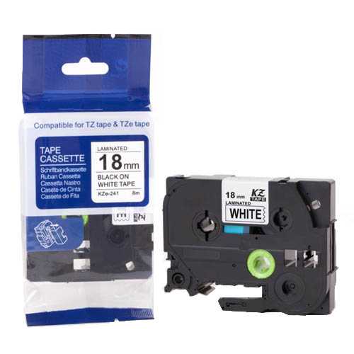 Compatible Ruban Brother TZe-241 / TZe241 Noir/Blanc
