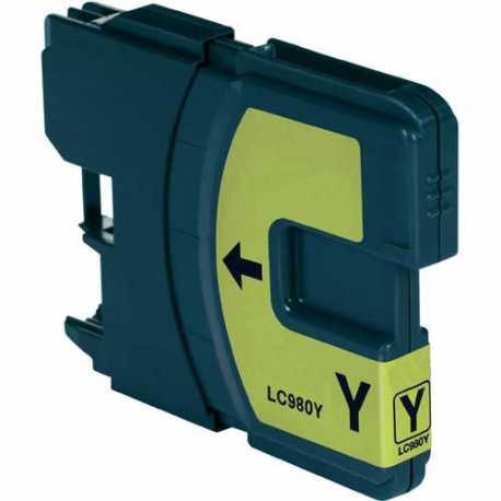 Cartouche Brother LC980Y Jaune compatible