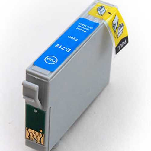 Compatible Cartouche Epson T0712 / C13T07124010 Cyan