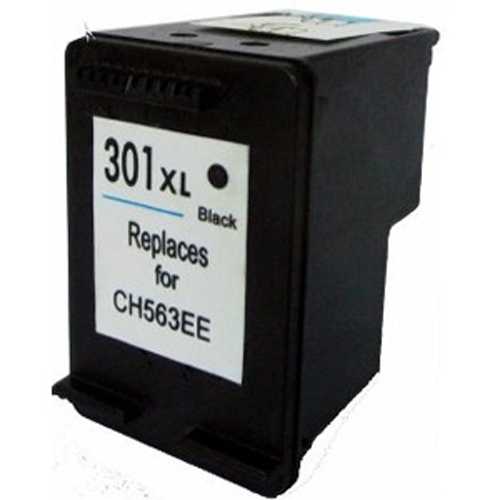 Remanufacturé Cartouche HP 301XL / CH563EE Noir