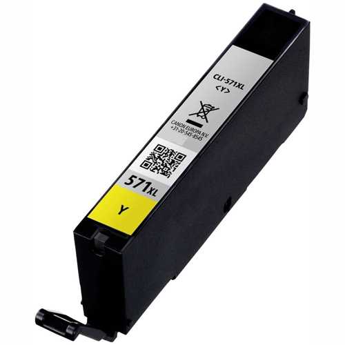 Compatible Cartouche Canon CLI-571YXL / 0334C001 Jaune