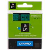 Ruban Dymo 40919 Noir sur vert - ORIGINAL