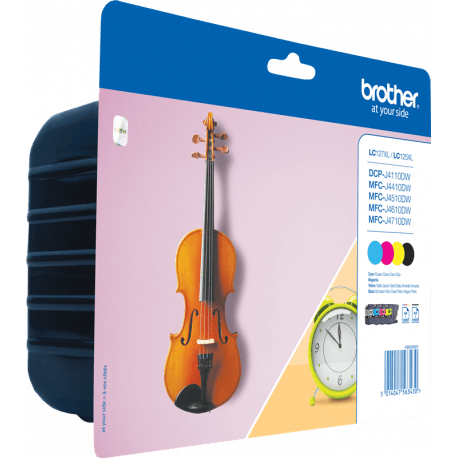 Brother LC127XL / LC125XL - Pack 4 cartouches Haute capacité - ORIGINALE