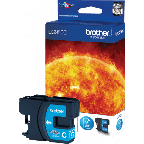 Brother LC980c Cyan - Cartouche d'encre - ORIGINALE