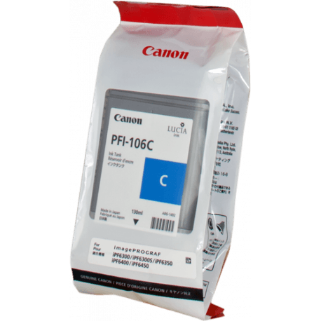 Cartouche Canon PFI-106C Cyan - ORIGINALE