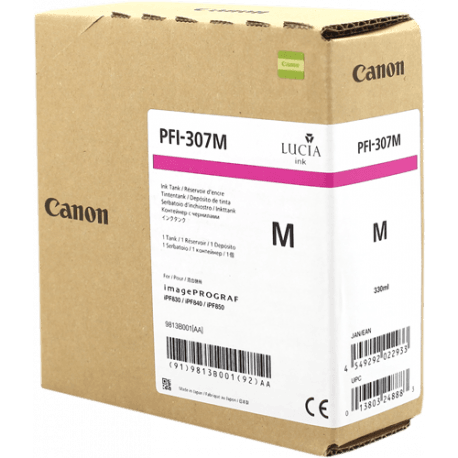 Cartouche Canon PFI-307M Magenta - ORIGINALE