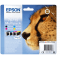 Epson T0715 Multipack Guépard - 4 cartouches - ORIGINALE