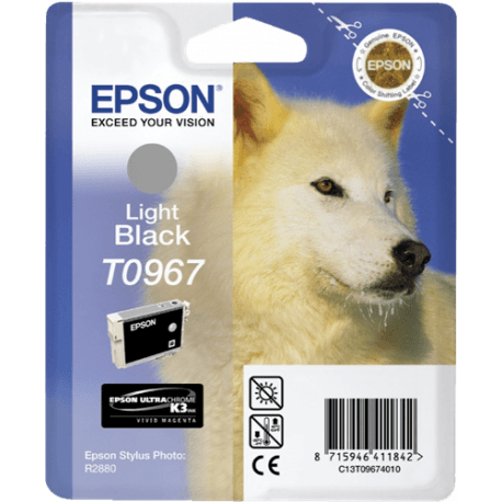 Cartouche Epson T0967 Noir - Loup - ORIGINALE
