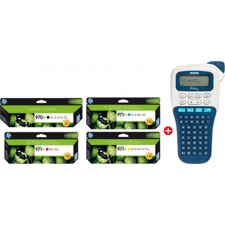 Pack HP 970XL MCVP 02 4 couleurs - Haute capacité - ORIGINALE
