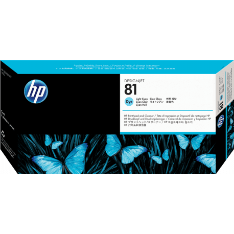 Tête d'impression HP 81 Cyan clair (C4954A) - ORIGINALE