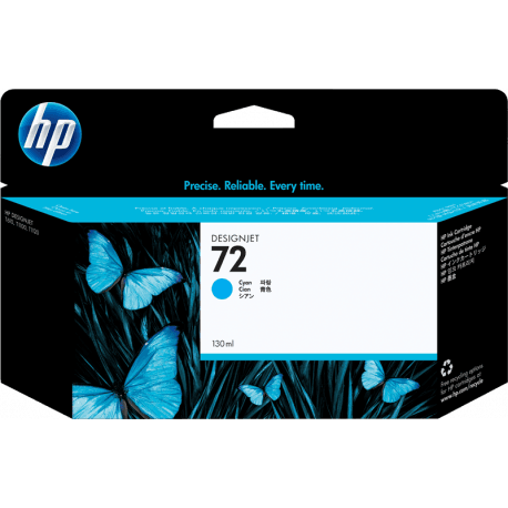 Cartouche HP 72 Cyan - Haute capacité - ORIGINALE