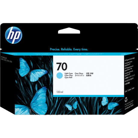 Cartouche HP 70 Cyan clair (C9390A) - 130ml - ORIGINALE