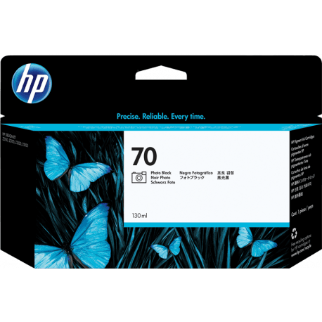 Cartouche HP 70 Noir photo (C9449A) - 130ml - ORIGINALE
