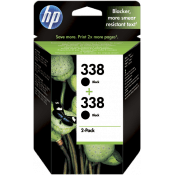 HP 338 Noir - Pack 2 cartouches (CB331EE) - ORIGINAL