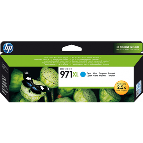 Cartouche HP 971XL Cyan (CN626AE) - 6600 pages - ORIGINALE