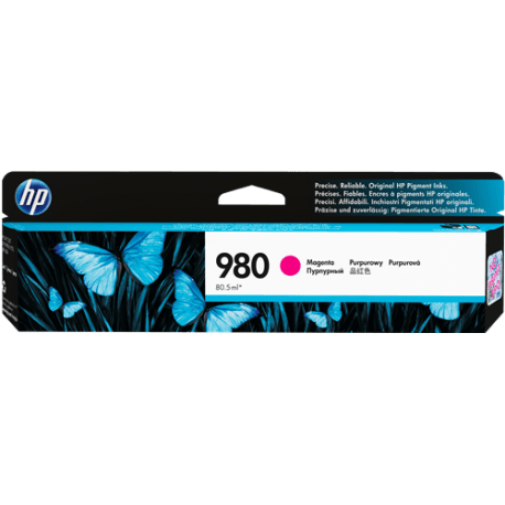 Cartouche HP 980 Magenta (D8J08A) - ORIGINALE