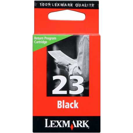 Cartouche Lexmark 23 Noir - ORIGINALE