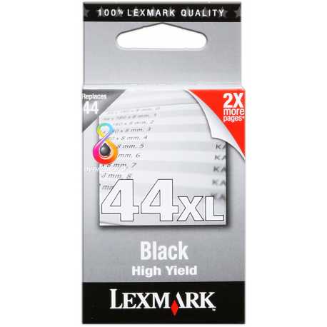 Cartouche Lexmark 44XL Noir - Haute capacité - ORIGINALE