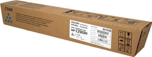 Toner Ricoh MPC2503H / 841928 HC Cyan - ORIGINAL