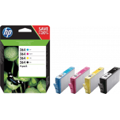 HP 364 - Pack 4 cartouches d'encre (N9J73AE) - ORIGINAL