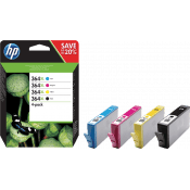HP 364XL - Pack 4 cartouches Haute capacité (N9J74AE) - ORIGINAL