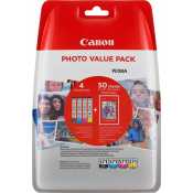Canon CLI-571 Multipack - 4 cartouches + 50 papiers photo - ORIGINALE