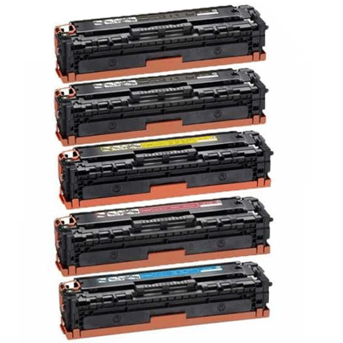 Canon 731 - Pack 5 toners - COMPATIBLE