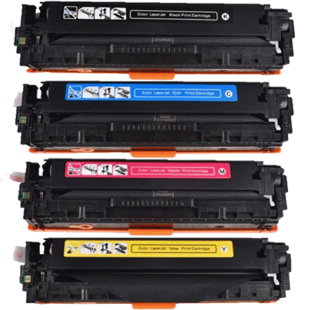 HP 125A - Pack 4 toners - COMPATIBLE