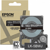 Epson Ruban C53S672083 / LK-5BWJ - Noir/Blanc - ORIGINAL
