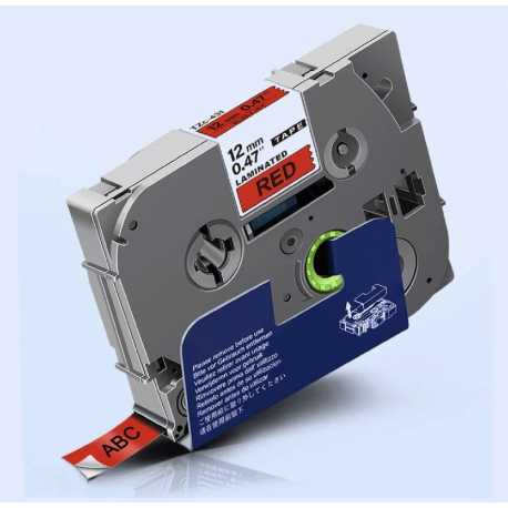 Compatible Ruban Brother TZE-431 / TZ431 Noir sur rouge