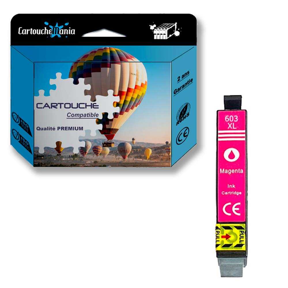 Cartouche Epson 603XL Magenta - Haute capacité - COMPATIBLE