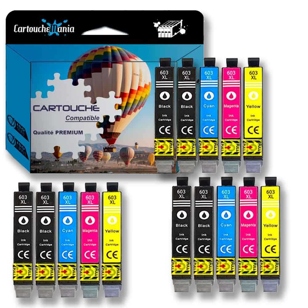 Cartouche compatible - 6 x Cartouche epson 603 xl multipack