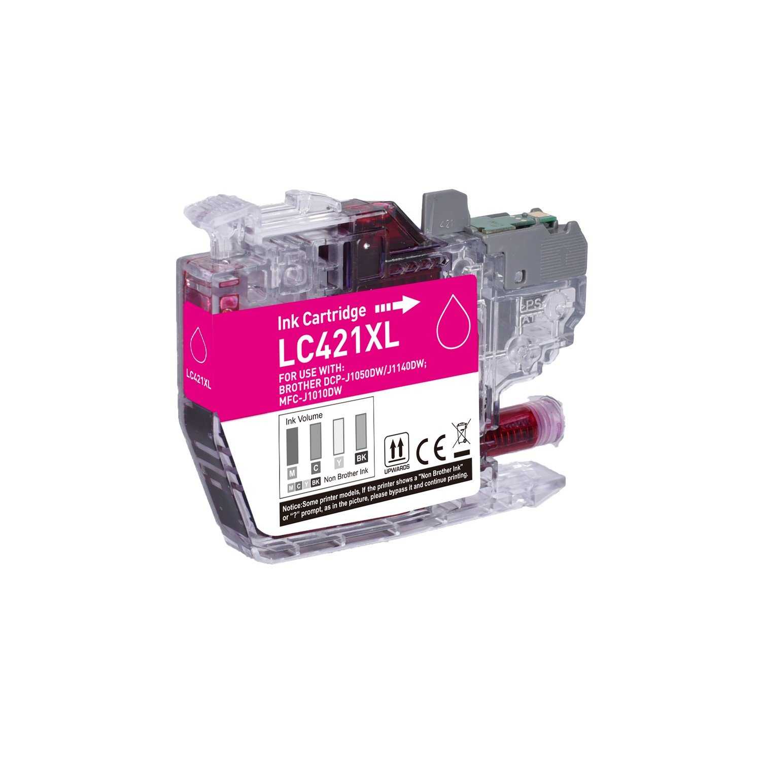 Compatible Cartouche Brother LC421XL / LC-421XLM Magenta