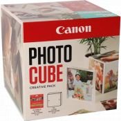 Value Pack Photo Canon PP-201 5x5 Photo Cube Creative Pack Bleu + 40 papiers photo 13x13cm Blanc - ORIGINAL