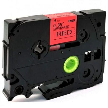 Compatible Ruban Brother TZE-421 / TZE421 Noir sur rouge